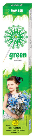 Green 12 cm Sparklers (Set of 5 Boxes)