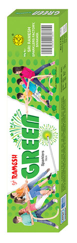 Green 10 cm Sparklers (Set of 5 Boxes)